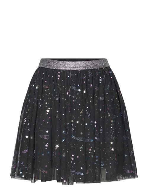 Skirt Mesh Rainbow Stars Lindex Black