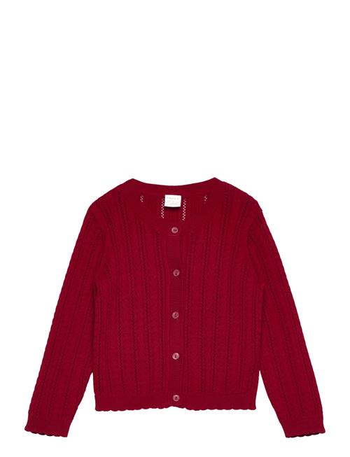 Cardigan Patent Knit Lindex Red