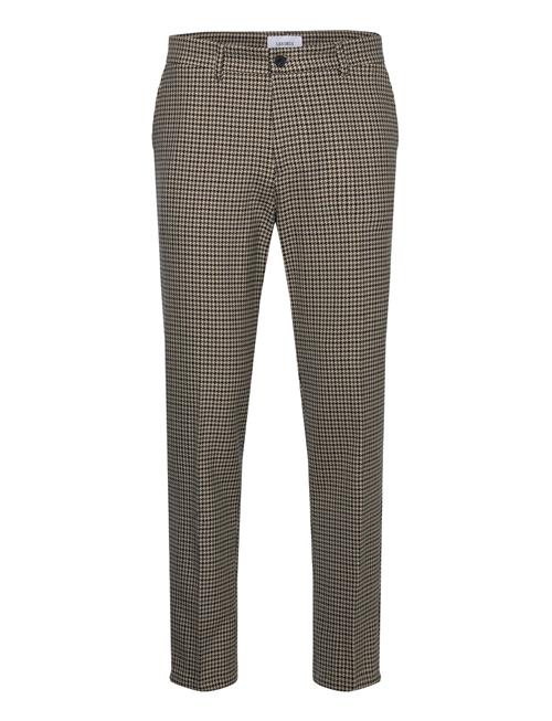 Se Como Reg Houndstooth Suit Pants Les Deux Brown ved Booztlet