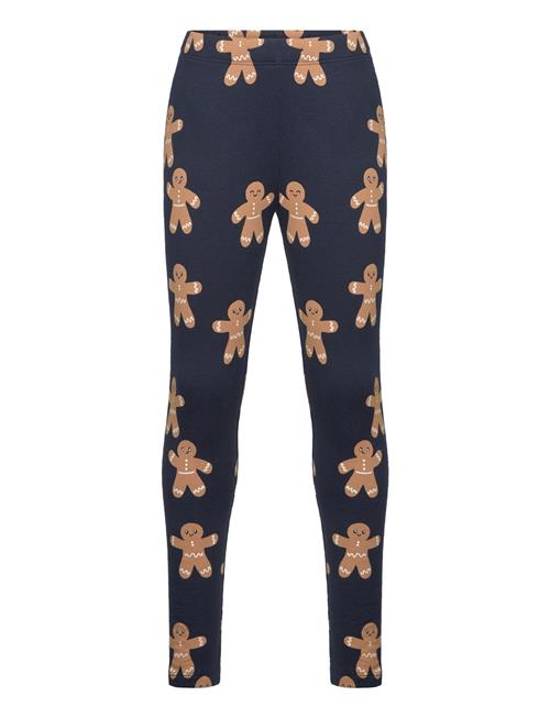 Leggings Gingerbread Aop Lindex Navy