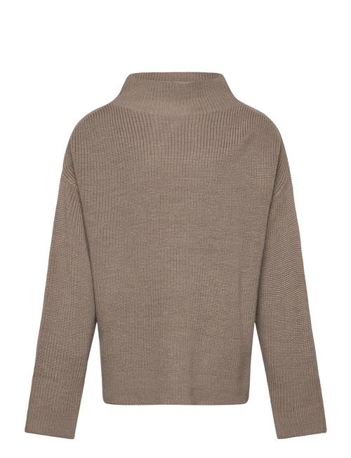 High Neck Sweater FUB Brown