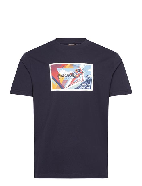 Portalet Short Sleeve T-Shirt Napapijri Navy