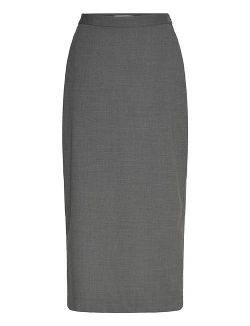 Suiting Midi Skirt REMAIN Birger Christensen Grey