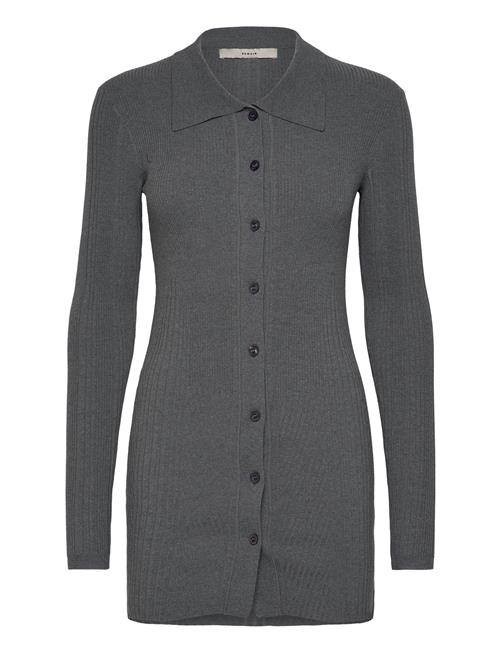 Rib Knit Cardigan REMAIN Birger Christensen Grey