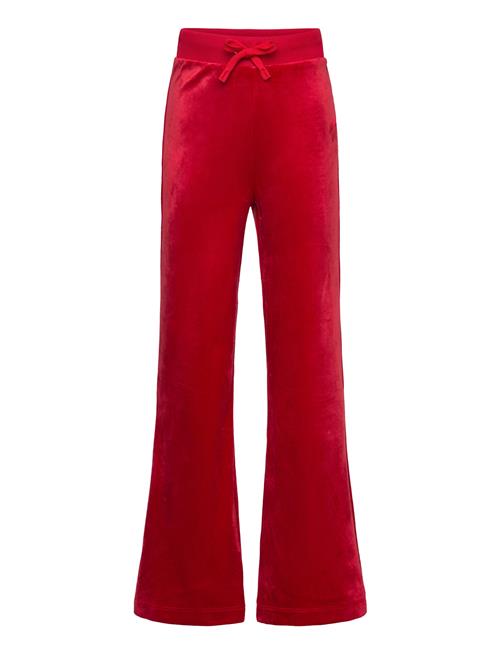 Straight Leg Velour Pants GANT Red