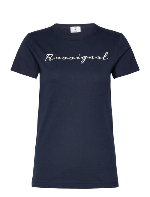 W Logo Rossi Tee ROSSIGNOL Navy