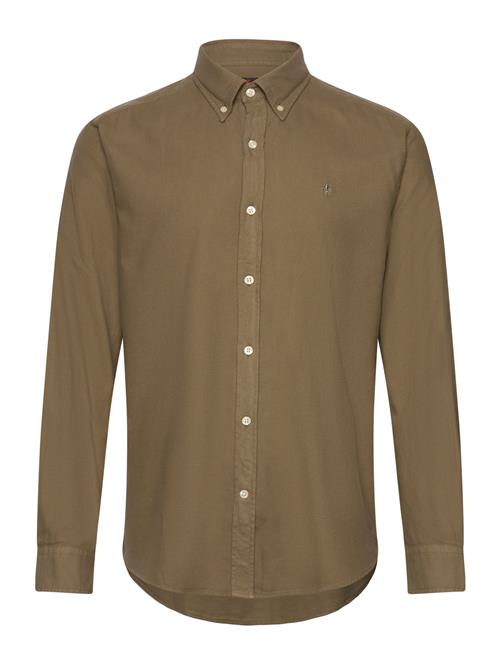 Brushed Twill Shirt-Classic Fit Morris Green