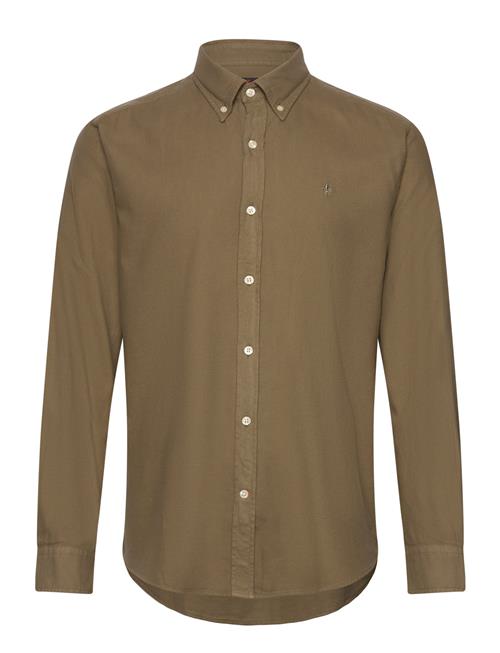 Brushed Twill Shirt-Classic Fit Morris Khaki