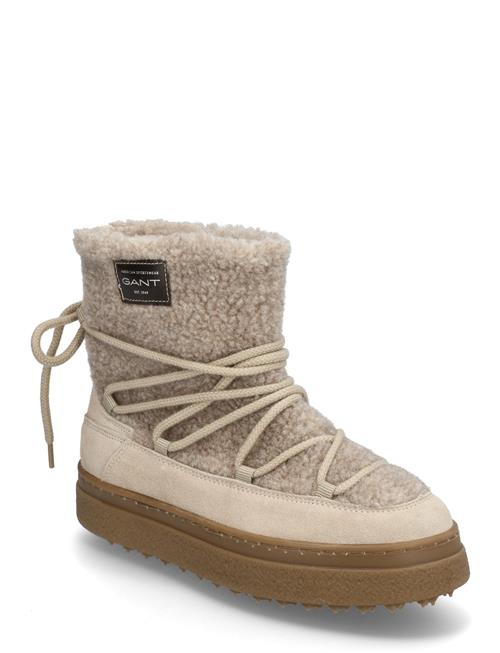 Se Snowhill Mid Boot GANT Beige ved Booztlet