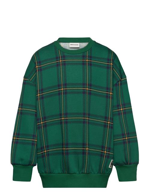 Check Aop Sweatshirt Mini Rodini Green