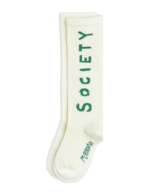 Society Knee-High Socks Mini Rodini Cream