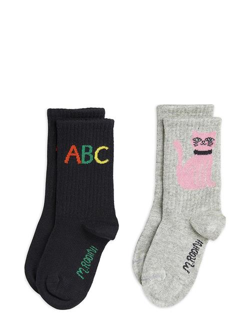 Abc 2-Pack Socks Mini Rodini Patterned