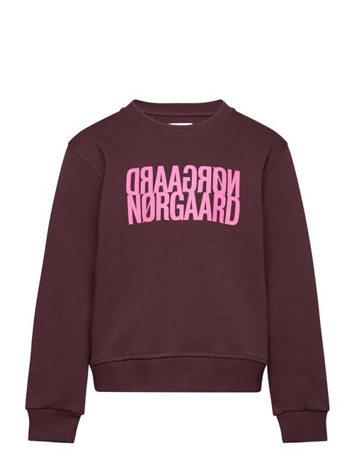 Organic Sweat Talinka Sweatshirt Mads Nørgaard Burgundy