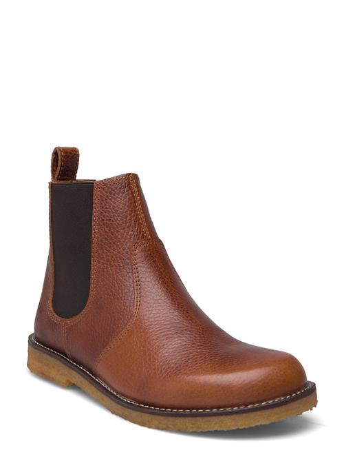 Booties - Flat - With Elastic ANGULUS Brown