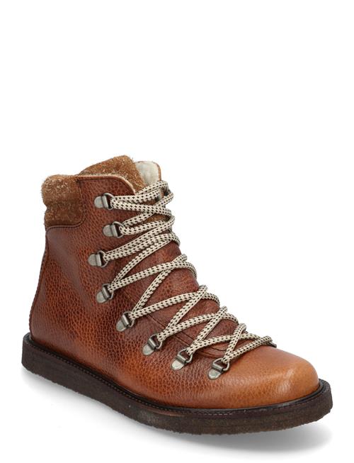 Boots - Flat - With Laces ANGULUS Brown