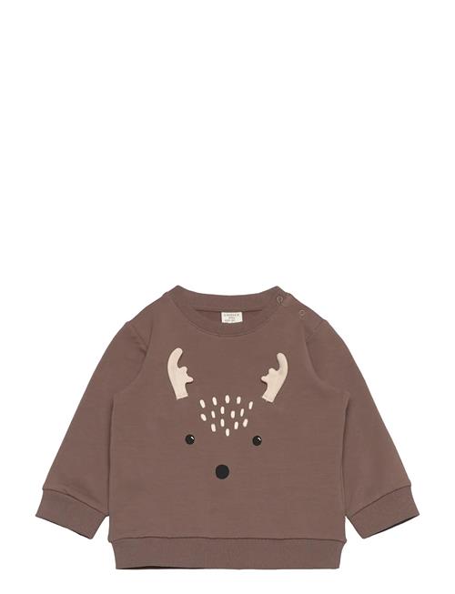 Sweatshirt Reindeer Lindex Brown