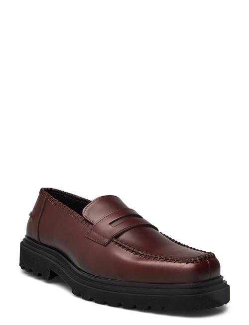 Penny Leather Loafers Filippa K Brown