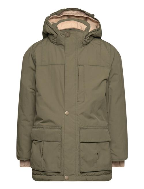 Matkastorio Fleece Lined Winter Jacket. Grs MINI A TURE Green