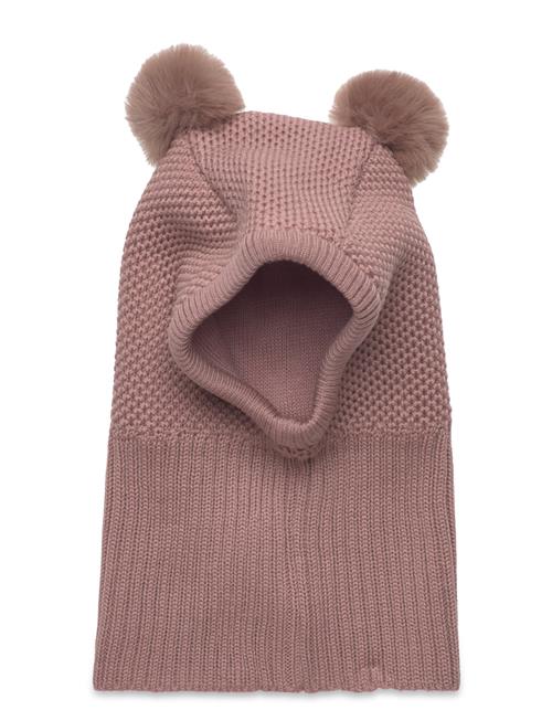 Balaclava Windstop W. Pompoms Huttelihut Pink