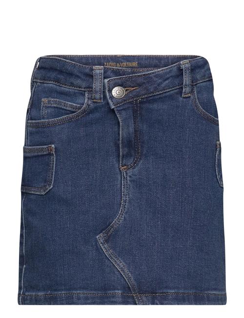 Denim Skirt Zadig & Voltaire Kids Blue