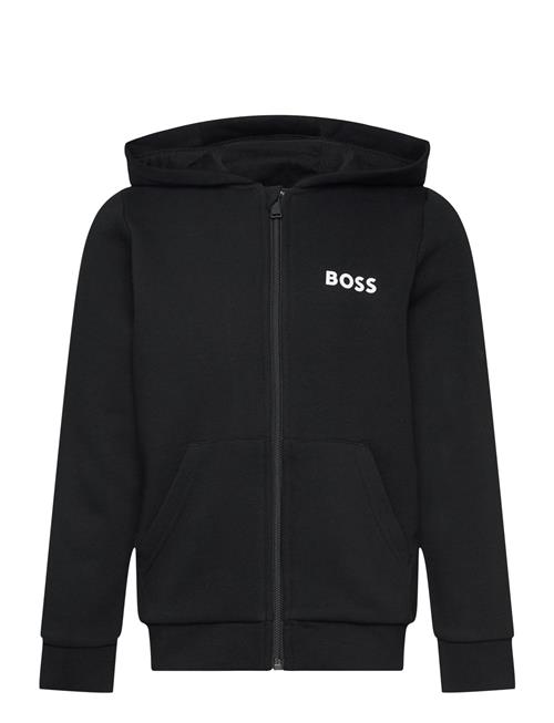 Hooded Cardigan BOSS Black