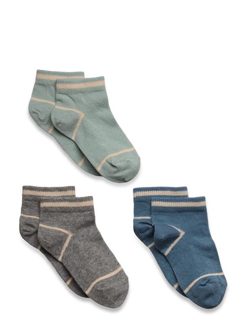 Bo Sneaker Socks - 3-Pack Mp Denmark Blue