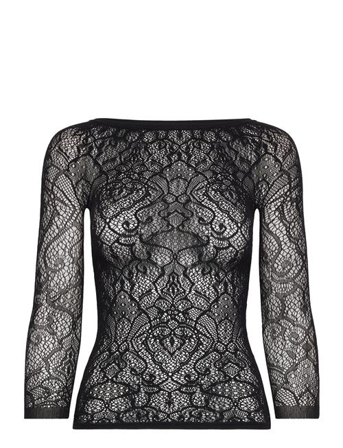 Oroblu Lace Net T-Shirt Oroblu Black