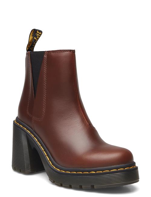 Se Spence Dark Brown Classic Pull Up Dr. Martens Brown ved Booztlet