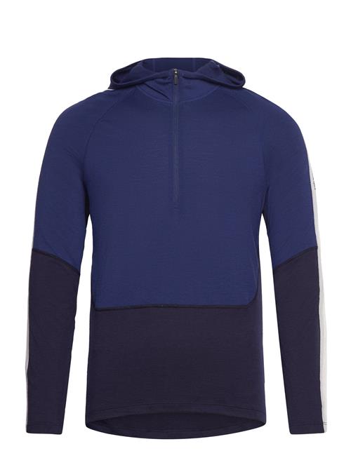 M Mer 200 S Bula Ls Half Zip Hood Icebreaker Navy