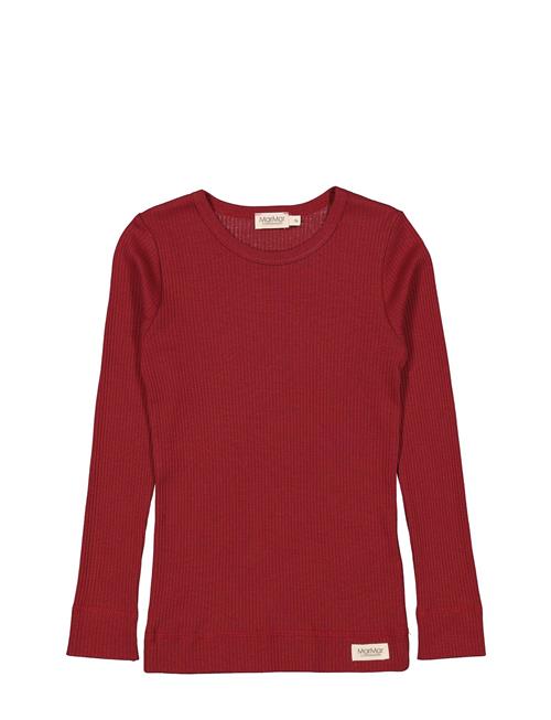 Plain Tee Ls MarMar Copenhagen Red