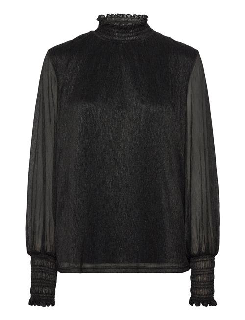 Mmximena Glam Ls Blouse MOS MOSH Black