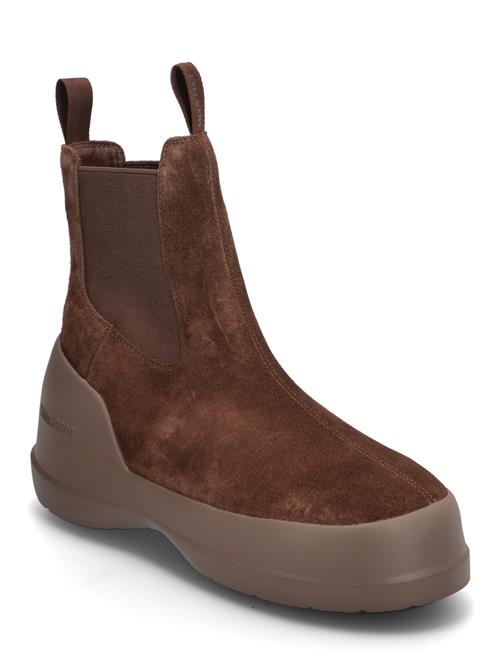 Mb Luna Chelsea Suede Moon Boot Brown