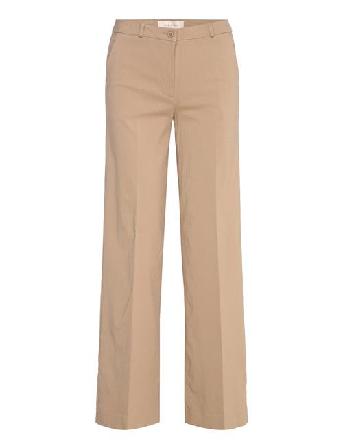 Pants From Freequent In A Soft Material. The Pants Have A Simple Silhouette With FREE/QUENT Beige