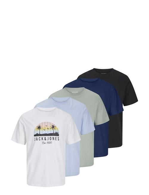 Jack & Jones Jjpalm Tee Ss Crew Neck 5Pk Mp Jack & J S Black