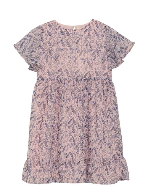 Dress Flower Dobby Creamie Pink