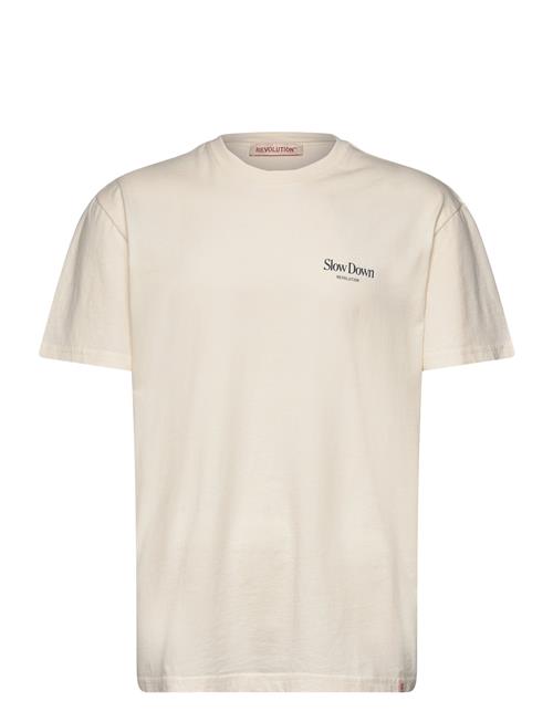 Application T-Shirt Revolution Beige