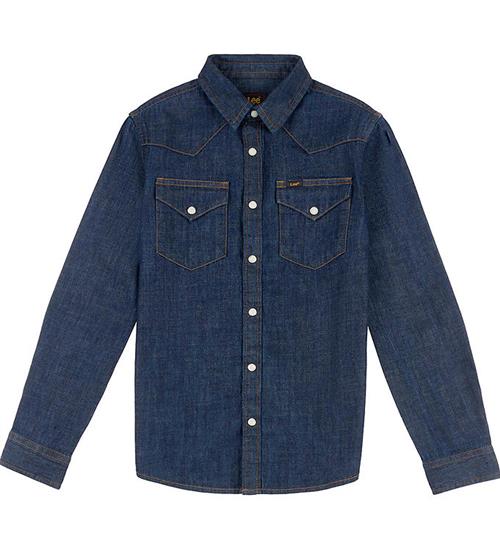 Lee Skjorte - Denim - Western - Mid Wash