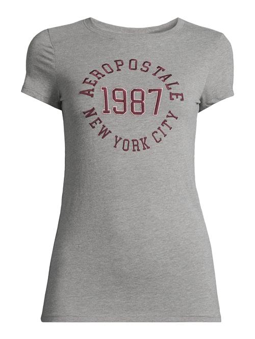 AÉROPOSTALE Shirts 'JKI 1987'  pueblo / grå-meleret