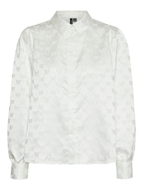 VERO MODA Bluse 'Viga'  hvid