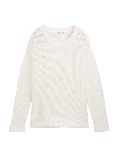 TOM TAILOR DENIM Pullover  offwhite