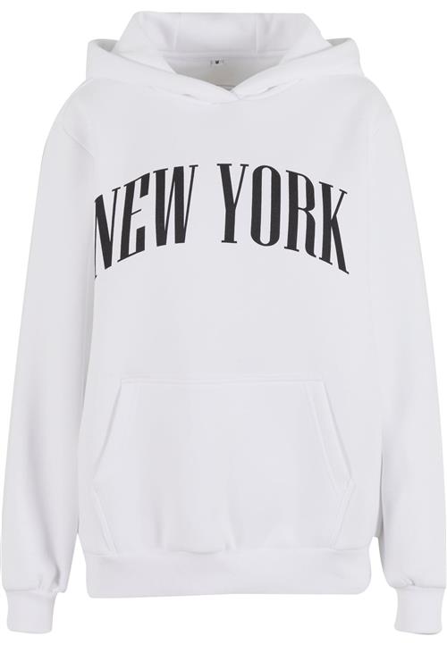 Miss Tee Sweatshirt 'New York'  sort / hvid