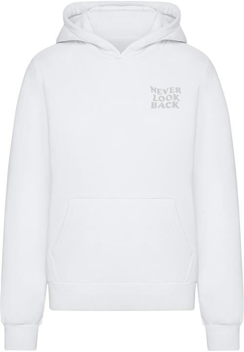 Miss Tee Sweatshirt 'Never Look Back'  grå / hvid