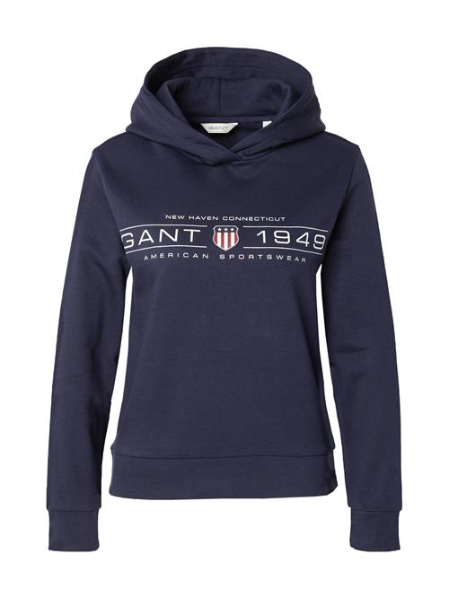 Se GANT Sweatshirt  navy / mørkerød / hvid ved About You