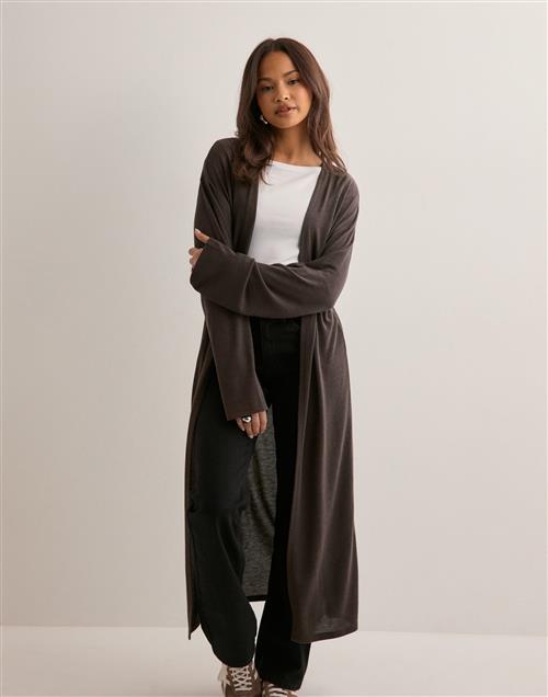 Nelly - Brun - Soft Luxe Long Cardigan