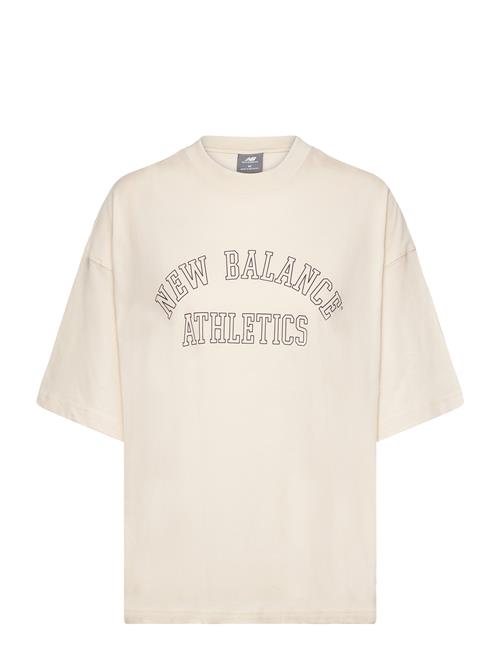 Graphic Jersey Over D T-Shirt New Balance Cream