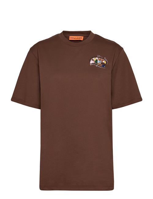 Short Sleeve T-Shirt, 2243 Light Je STINE GOYA Brown