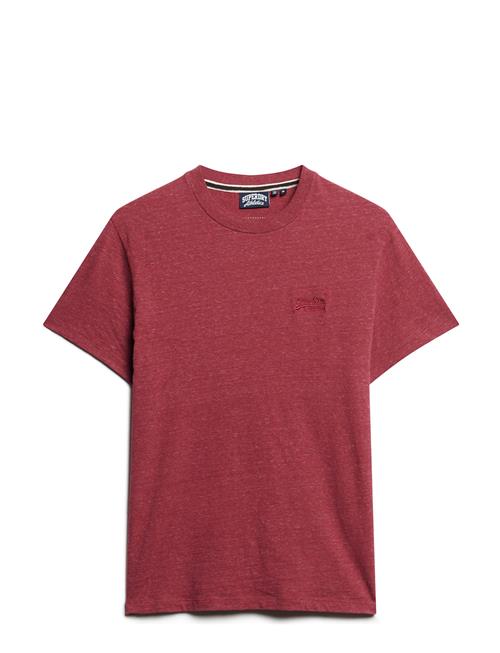 Essential Logo Emb Tee Superdry Red