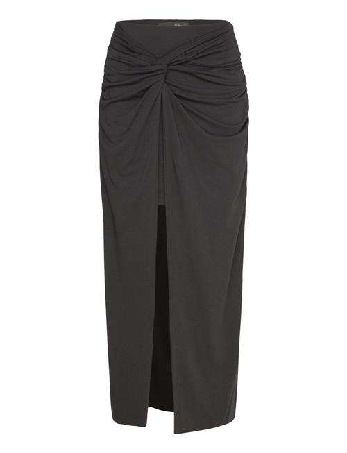 Fitted Twisted Skirt ROTATE Birger Christensen Black