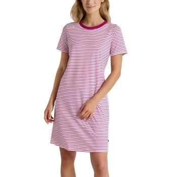 Calida Marine Dreams Sleepshirt Rosa Mønster  bomuld Large Dame