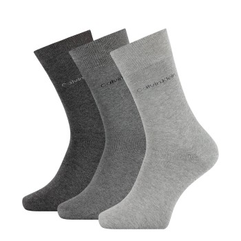 Calvin Klein Legwear Calvin Klein Strømper 3P Men Classic Socks Grå One Size Herre